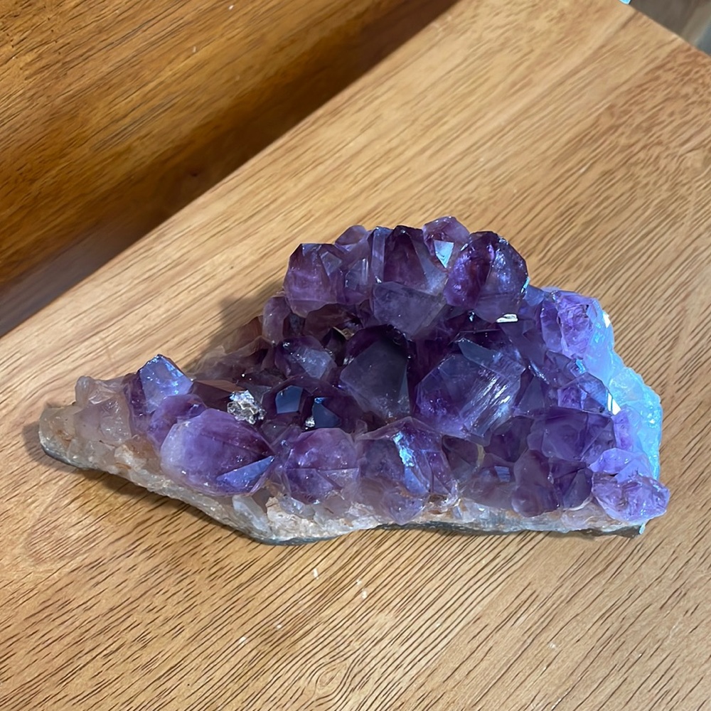 Beautiful Amethyst Cluster from Uruguay over 2 pounds- Reiki- Meditation- Decor